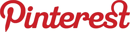 The Pinterest logo featuring the word Pinterest in a bold, red, cursive font on a white background.