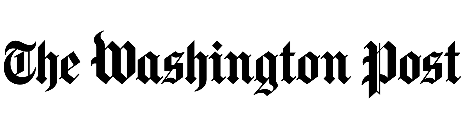 Black The Washington Post logo